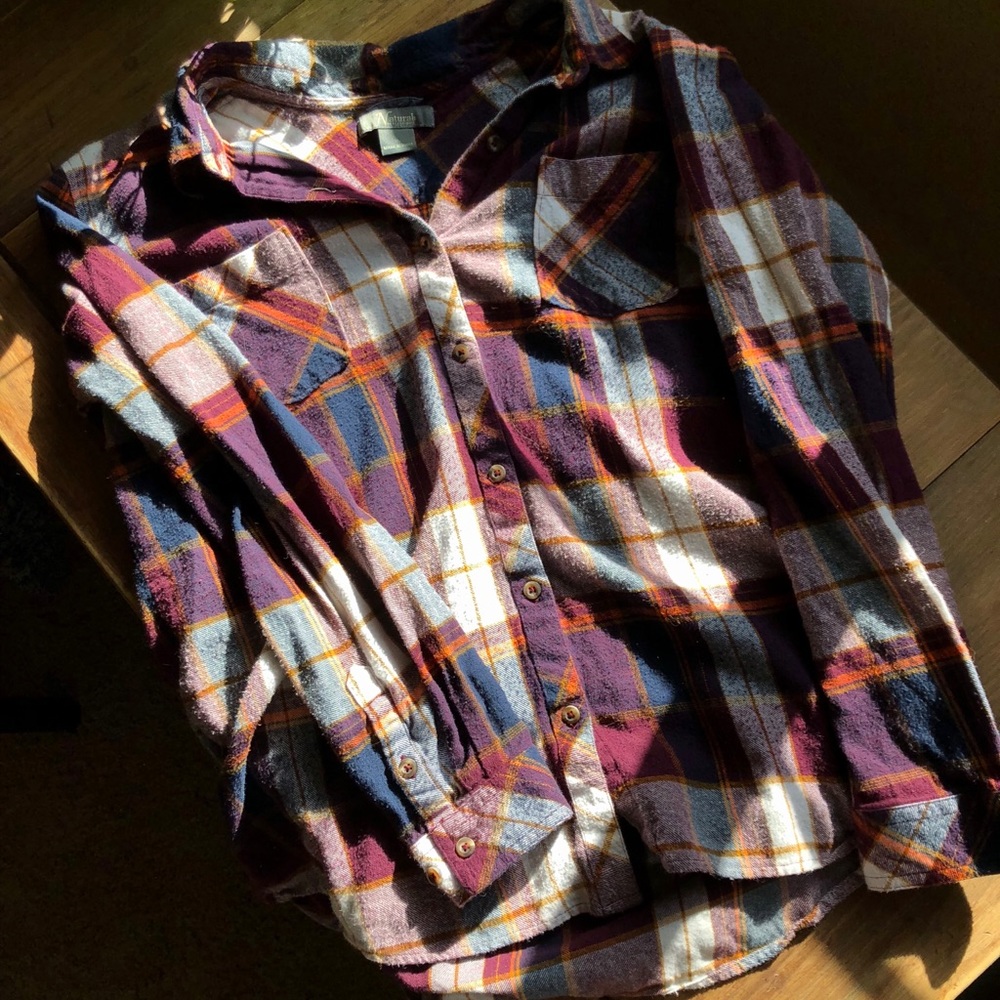 Natural Reflections Oversized flannel